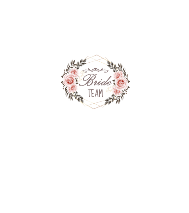 Vintage Bride team model alb pe tricou