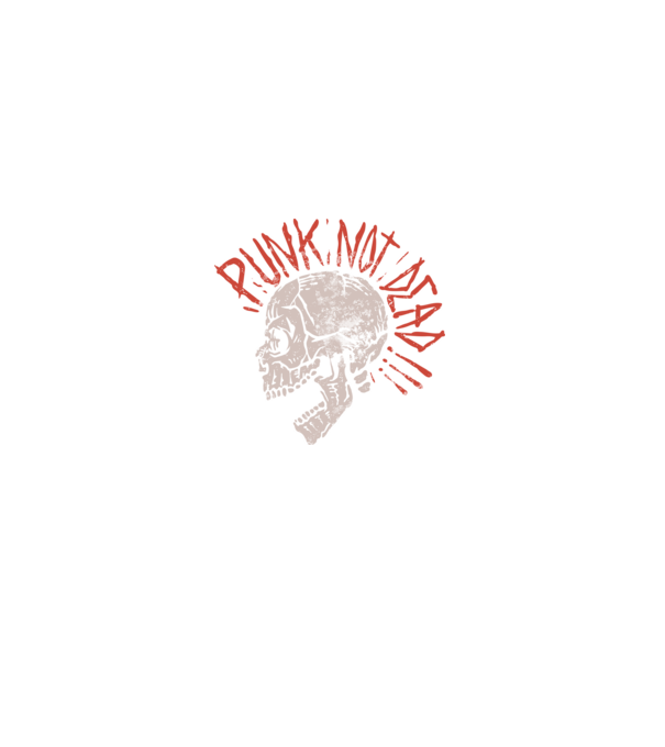 Punk Not Dead model negru pe tricou