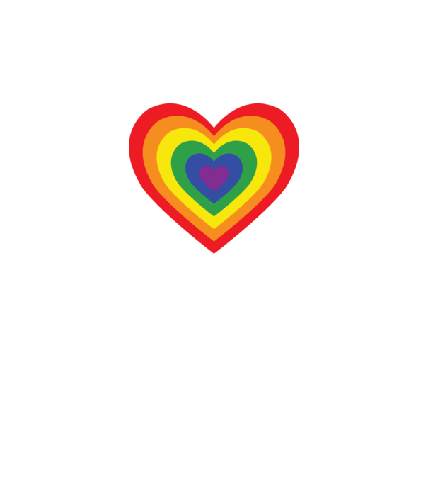 inimă lgbtq model albastru închis pe tricou