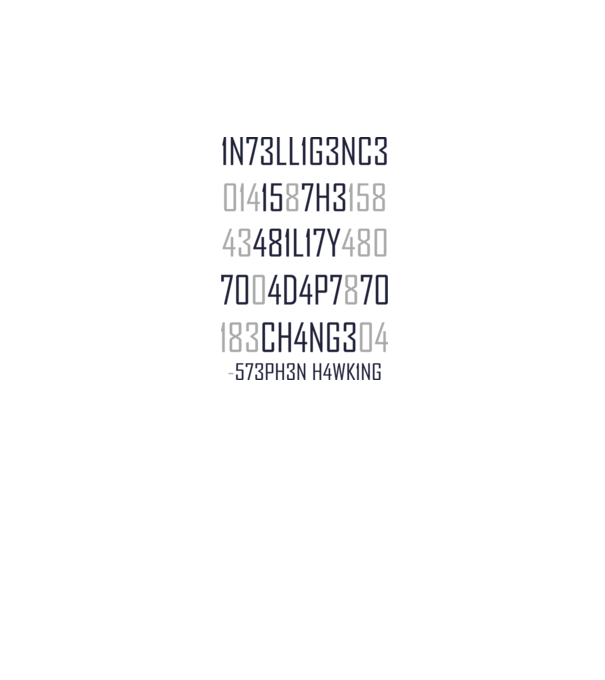 5Z3PH3N H4WK1NG model alb pe tricou
