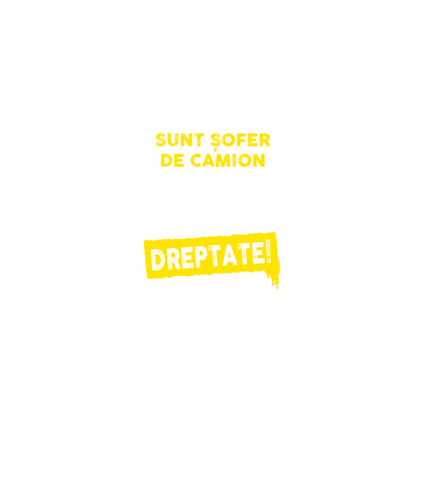 Sunt șofer de camion, pentru a economisi timp, să reținem că am întotdeauna dreptate! model negru pe tricou