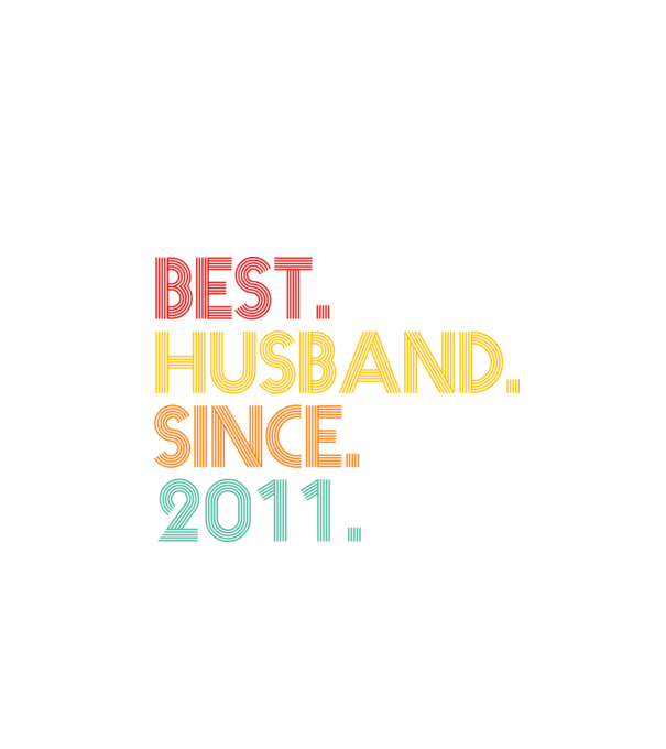 best husband since 2011 retro model negru pe tricou