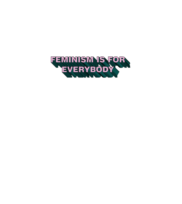 Feminismul este pentru toată lumea model negru pe tricou