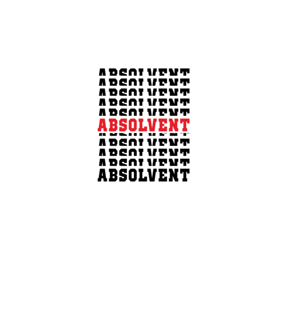 absolvent 2022 model alb pe tricou