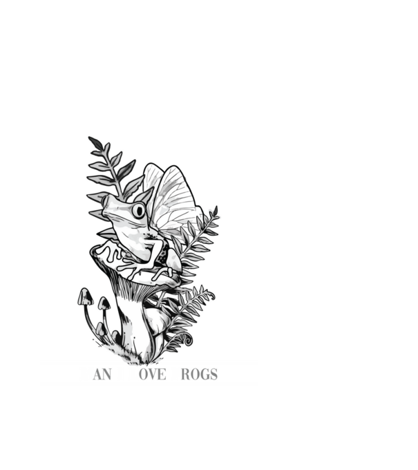 MILF man i love frogs model alb pe tricou