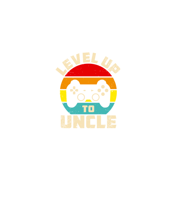Level Up Uncle model negru pe tricou