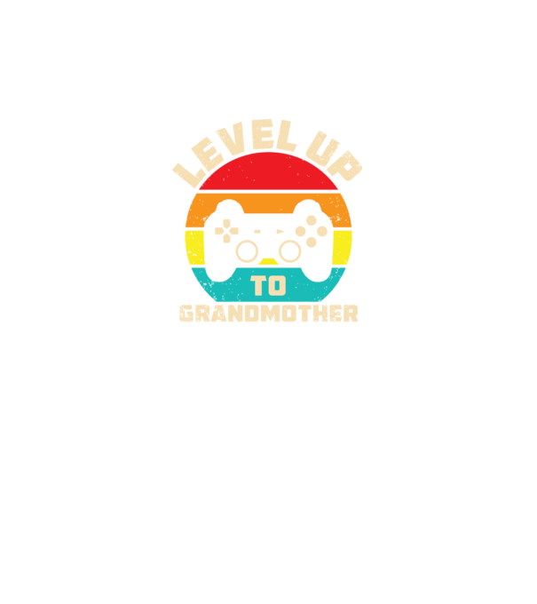Level Up Grandmother model gri pe tricou