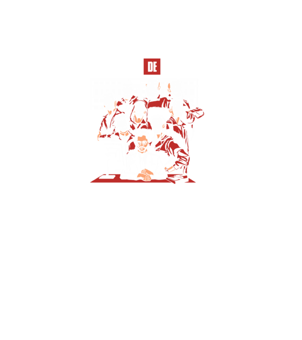 La casa de papel grupo model negru pe tricou