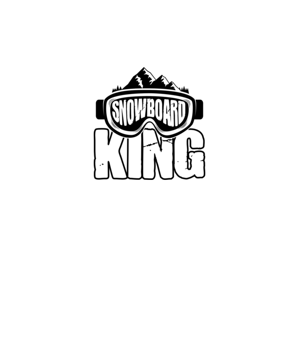 Snowboard king 01 model gri pe tricou
