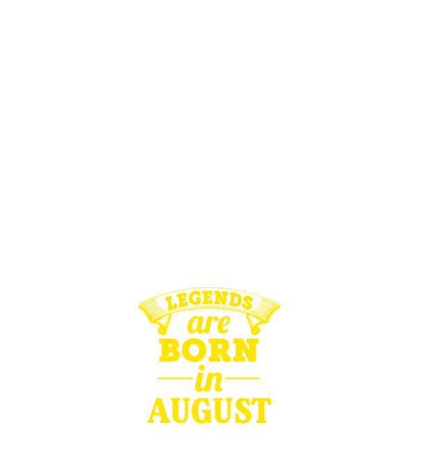 Legends are born in August model albastru închis pe tricou