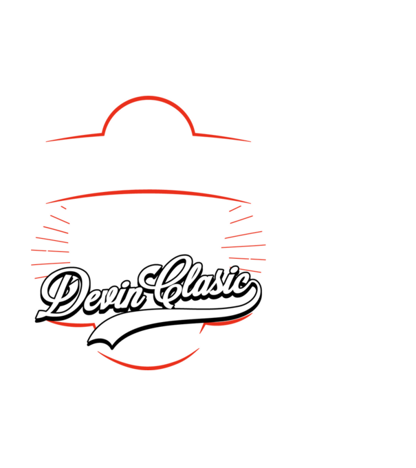 Devin Clasic - 1975 model alb pe tricou