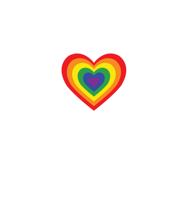 inimă lgbtq model albastru închis pe tricou