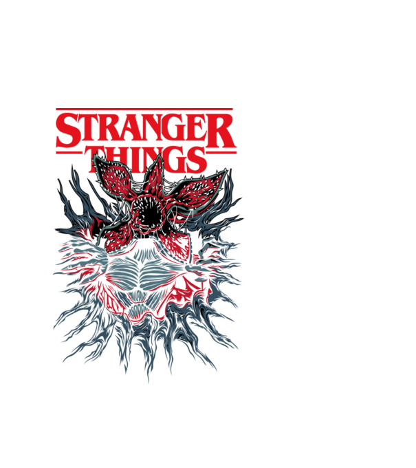 DEMOGORGON model alb pe tricou