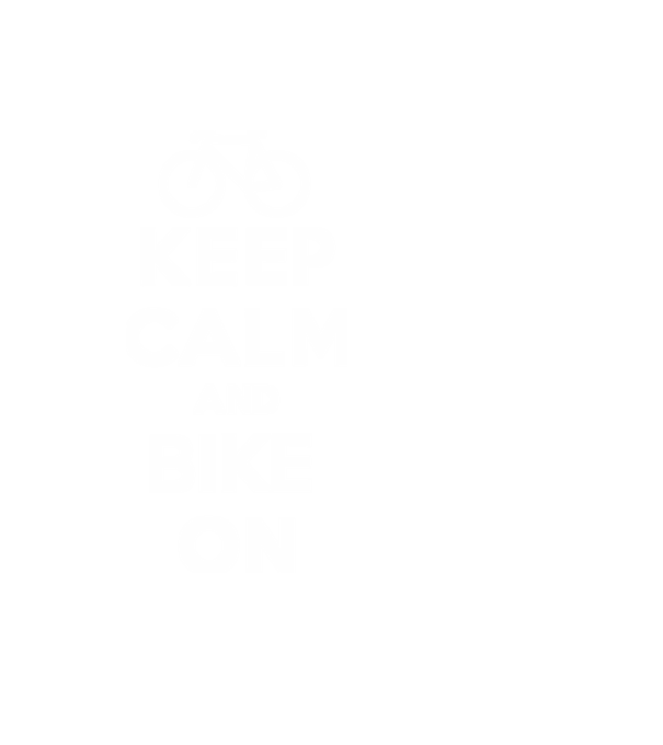 Keep calm and bike on model negru pe tricou