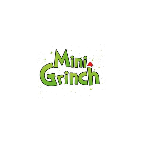Grinch Family Mini Grinch model negru pe tricou
