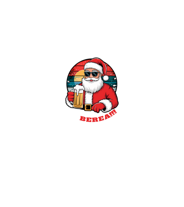 Ho ho ține mi berea! Negru model negru pe tricou