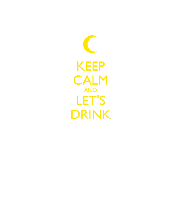 keep calm and lets drink model albastru regal pe tricou