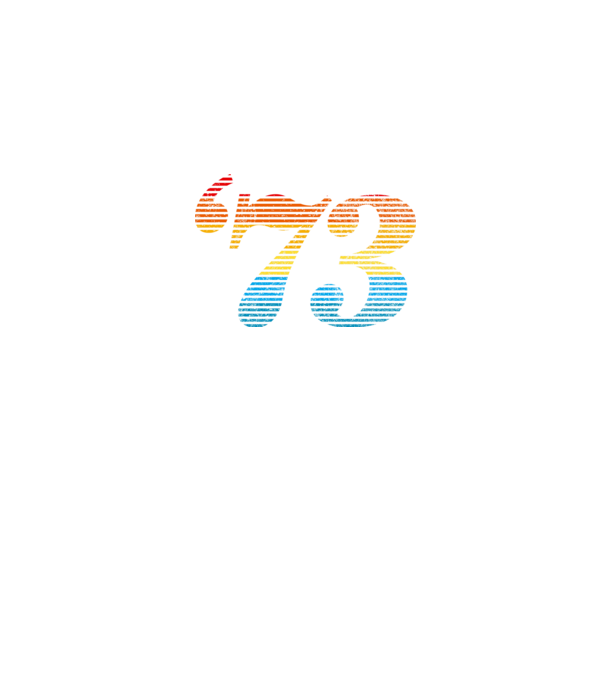 Retro Birthday 1973 model negru pe tricou
