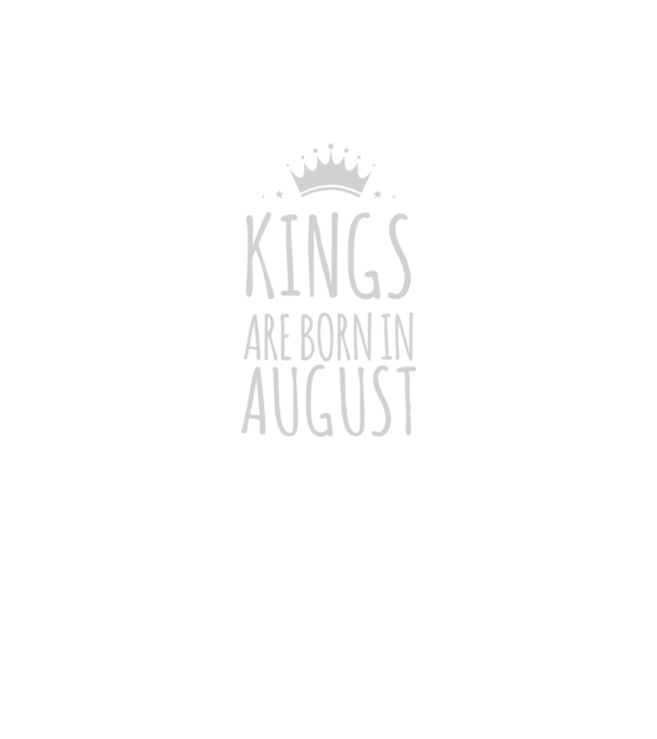 Kings are born in - August model verde neon pe tricou
