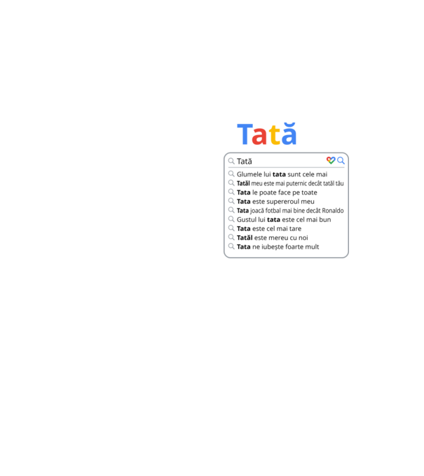 căutare Google Tată model galben neon pe tricou