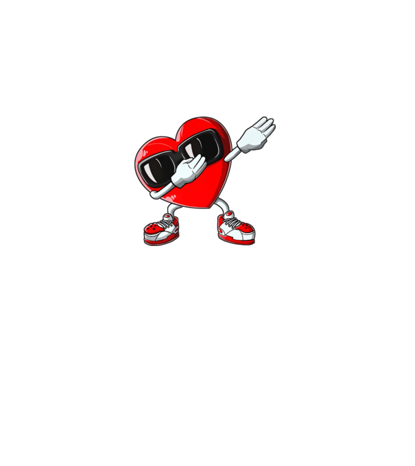 Dab inima model negru pe tricou
