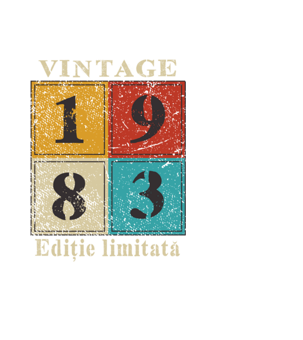 1983 - Ediție limitată model negru pe tricou