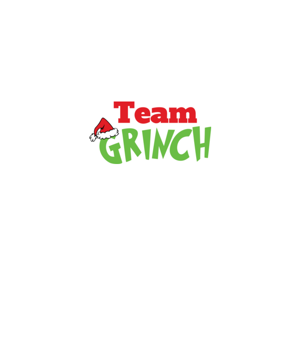 Team Grinch model negru pe tricou