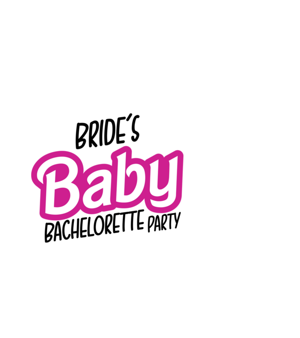 Bride Barbies baby model negru pe tricou