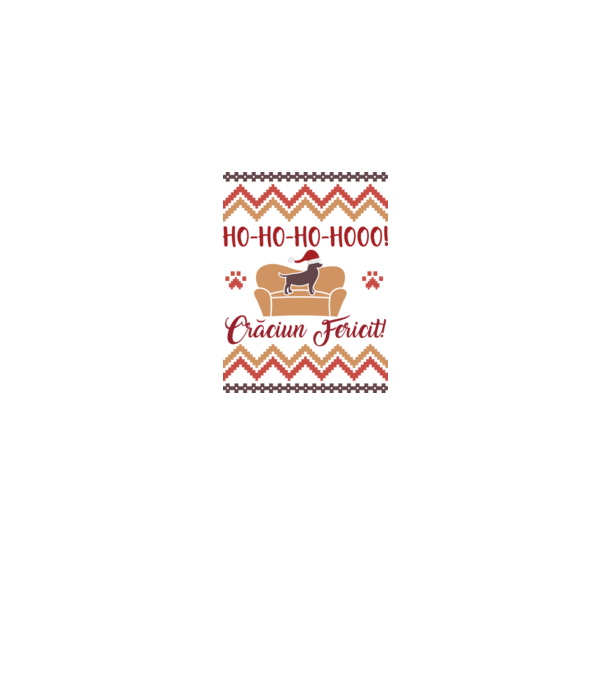 un Crăciun ho-ho-hoo-hoo fericit! model gri pe tricou