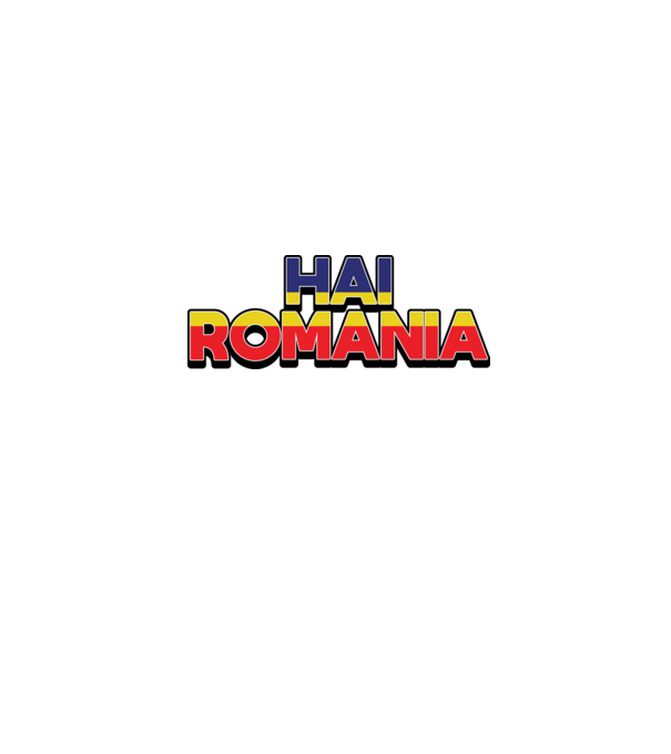 Subtitlu Hai Romania model alb pe tricou