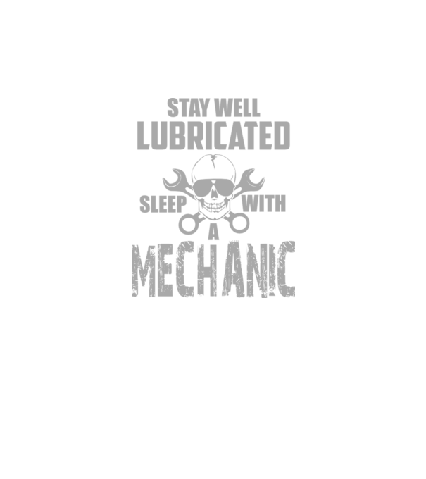 Stay well lubricated model negru pe tricou