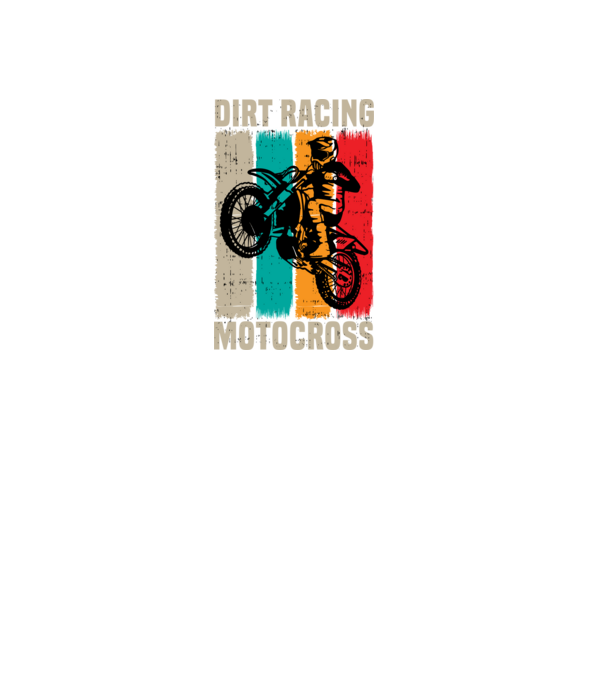 motocross model negru pe tricou