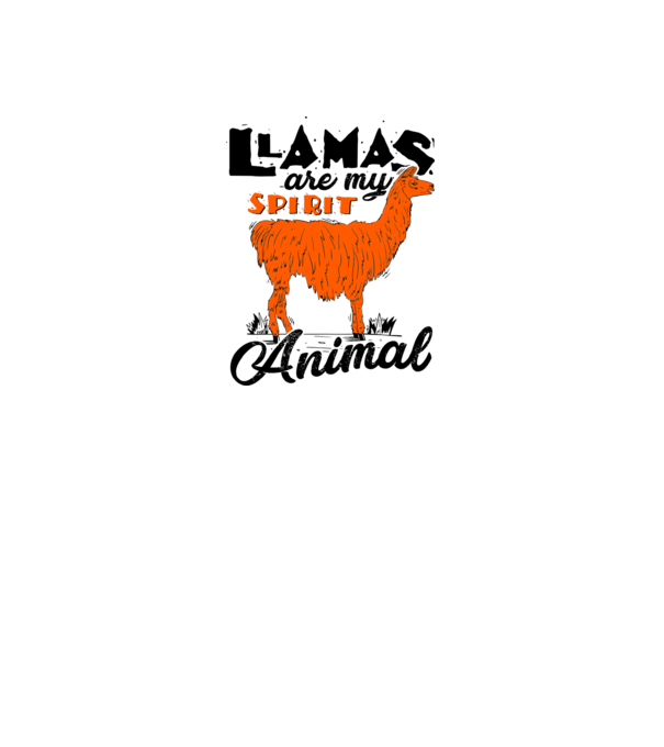 Llamas are my spirit animal model galben neon pe tricou