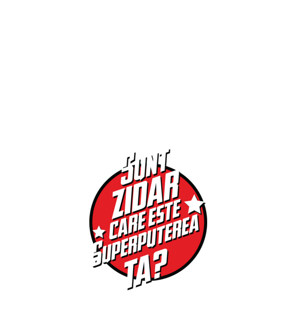 sunt zidar, care este superputerea ta? model albastru închis pe tricou