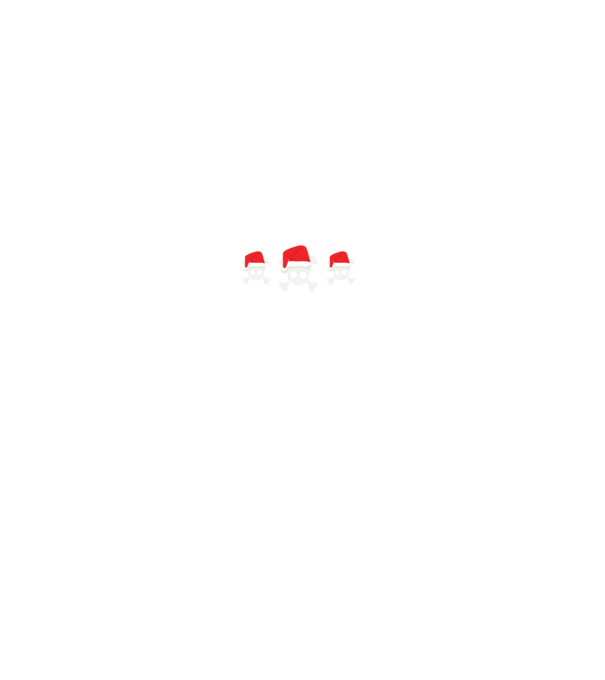 Metal x-mas - Heavy new year model negru pe tricou