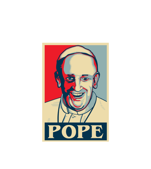 Poster Papa model alb pe tricou