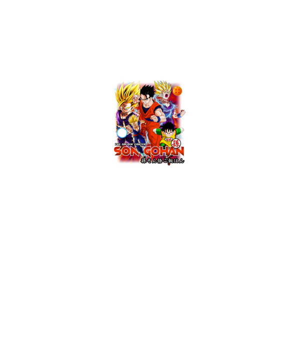 gohan dragonball model gri pe tricou