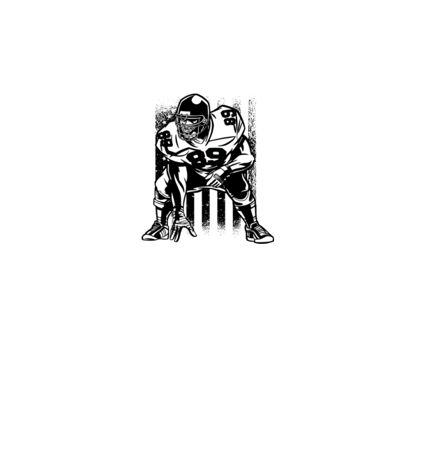 PLAYER model alb pe tricou