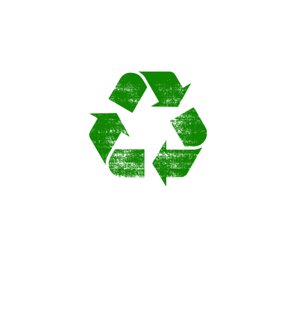 RECYCLE model negru pe tricou