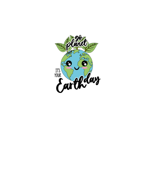 Go planet its your earth day model gri pe tricou