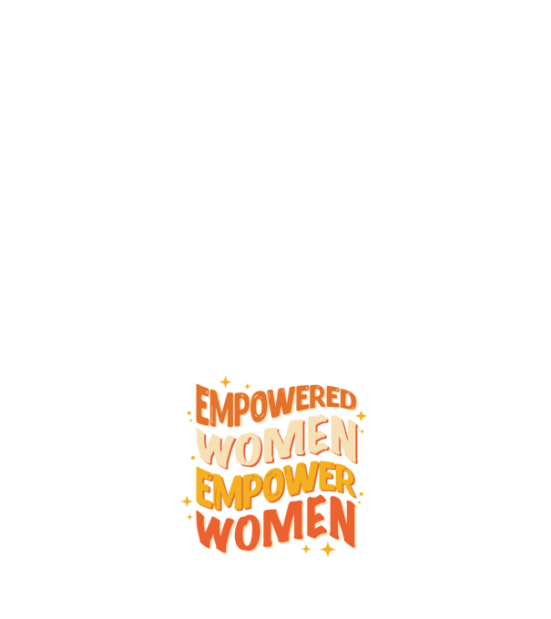Empowered women empower women model alb pe tricou