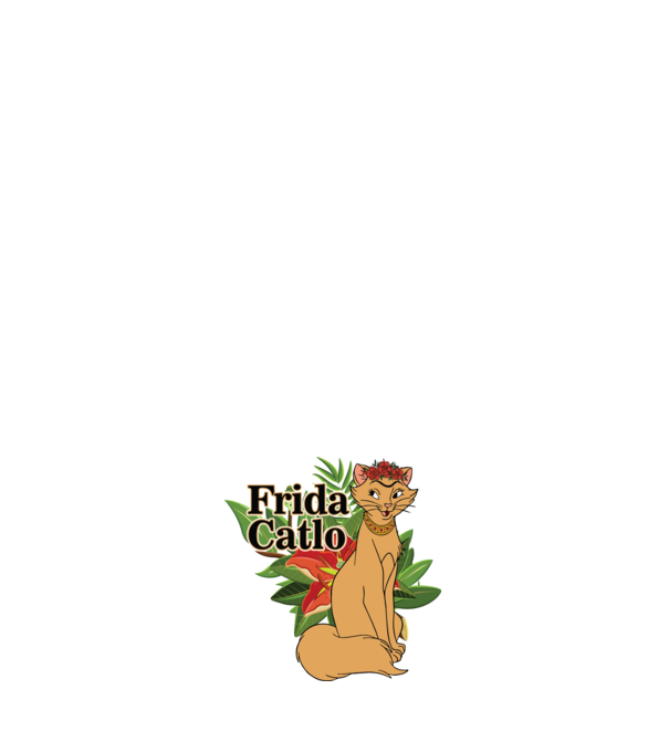 FridaCatlo model negru pe tricou