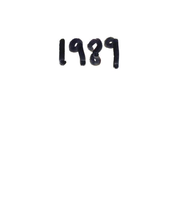 Taylor Swift 1989 text model alb pe tricou