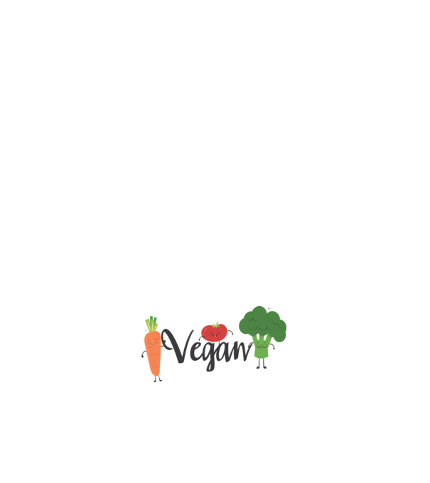 Vegan veggies model alb pe tricou