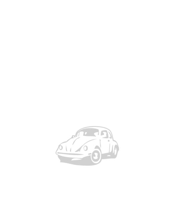 vw beetle model albastru deschis pe tricou
