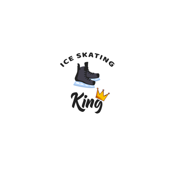 Ice skatin King model albastru jeanși pe tricou