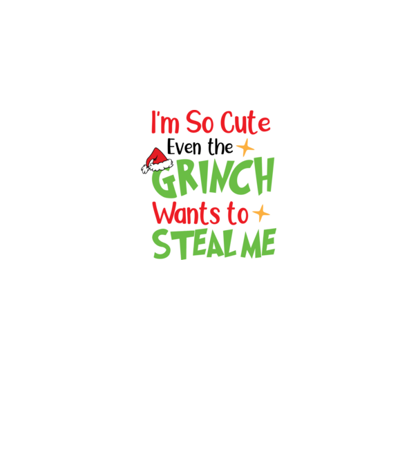 So cute Grinch model negru pe tricou