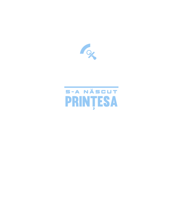 Misiune îndeplinită - s-a născut prințesa model negru pe tricou