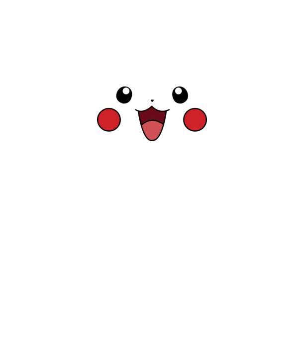Pikachu model gri pe tricou