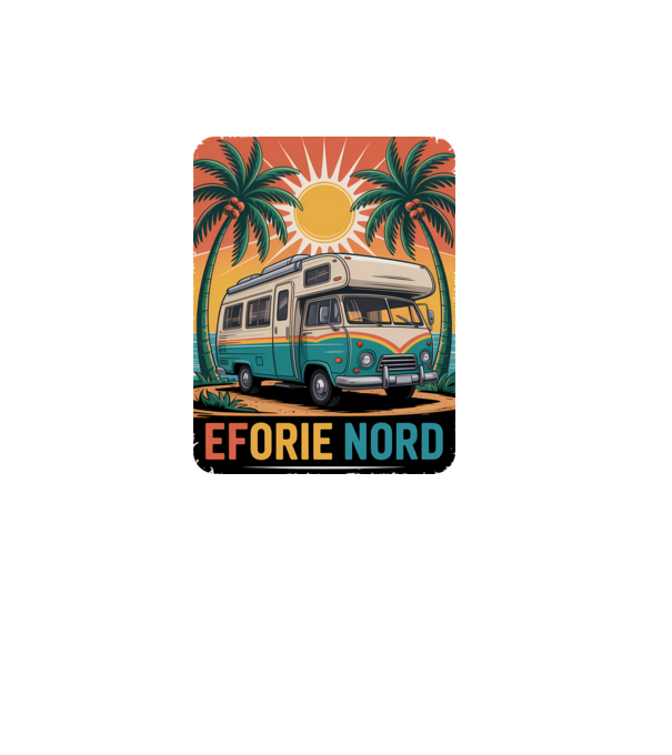 Eforie Nord model alb pe tricou